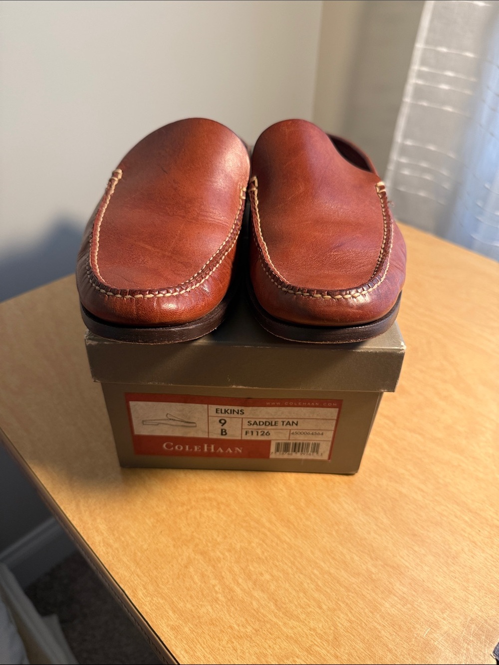 Cole Haan Tan Leather Loafer Mules Women’s 9